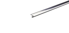Gulvprofil T - sølv - 9 x 14 mm x 0,9 m